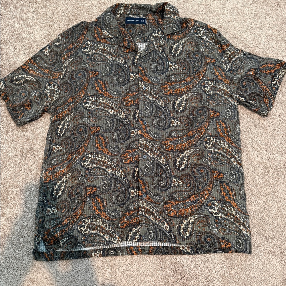 Paisley Patterned Men's Shirt